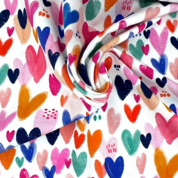 Jersey Digital Hearts weiß